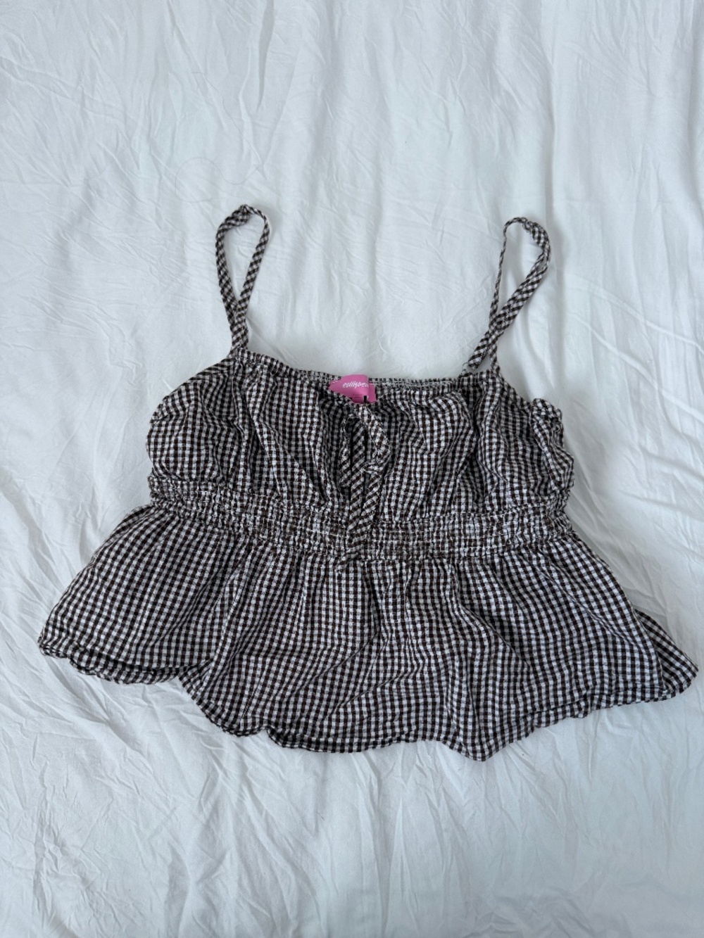 edikted gingham tank  size large   details: -no flaws  -great condition